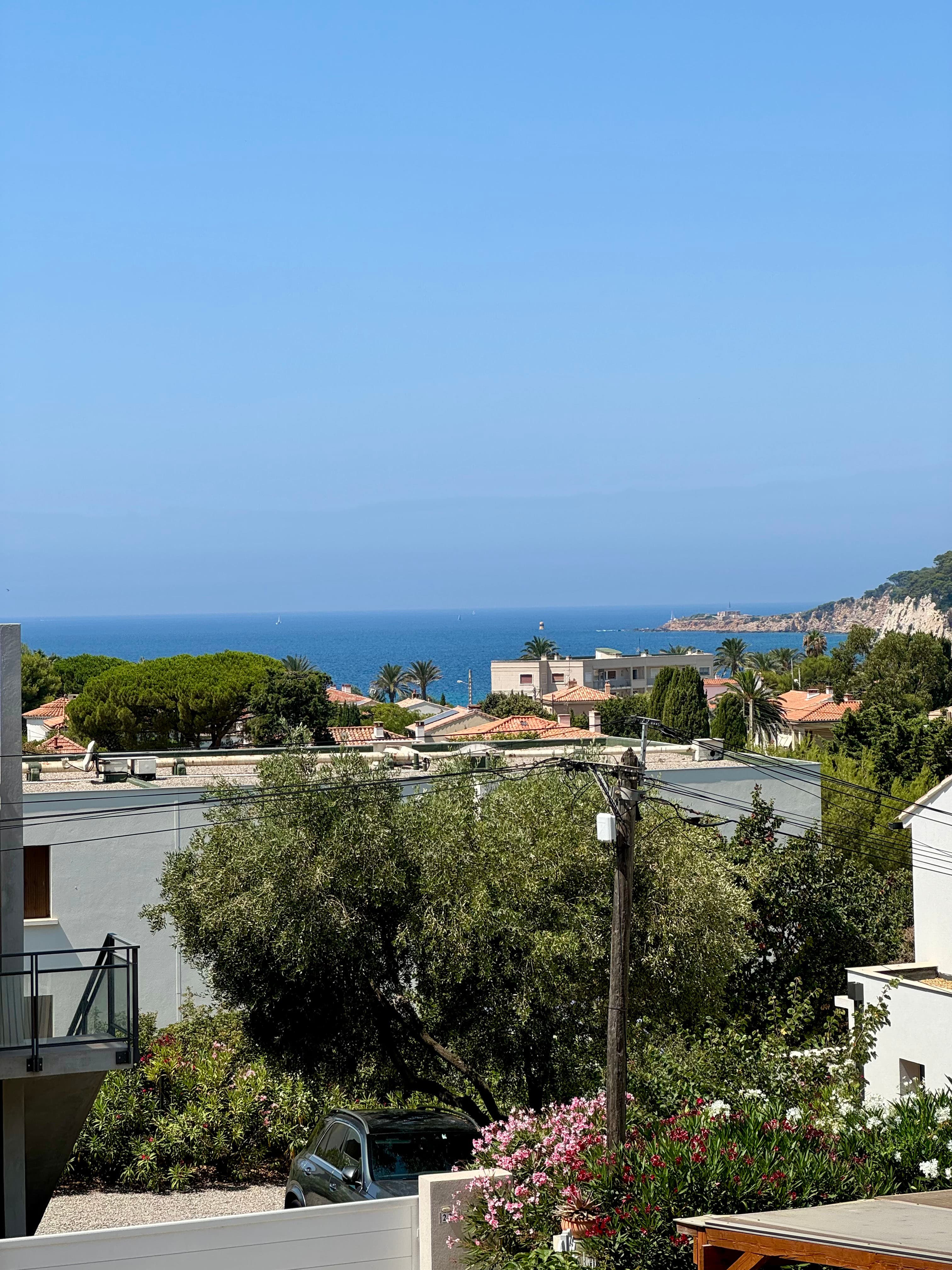 Meerblick von der Terrasse, Sanary-sur-Mer